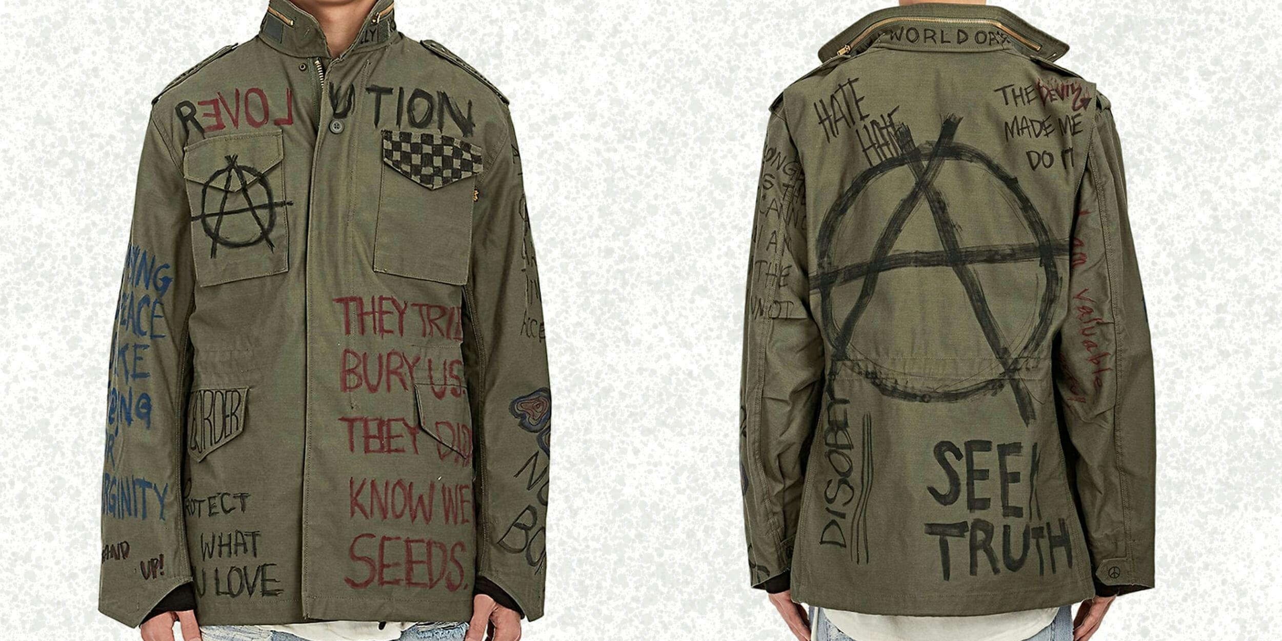 Ninth doubt Paternal Barneys Is Selling an Antifa Branded Jacket for $375