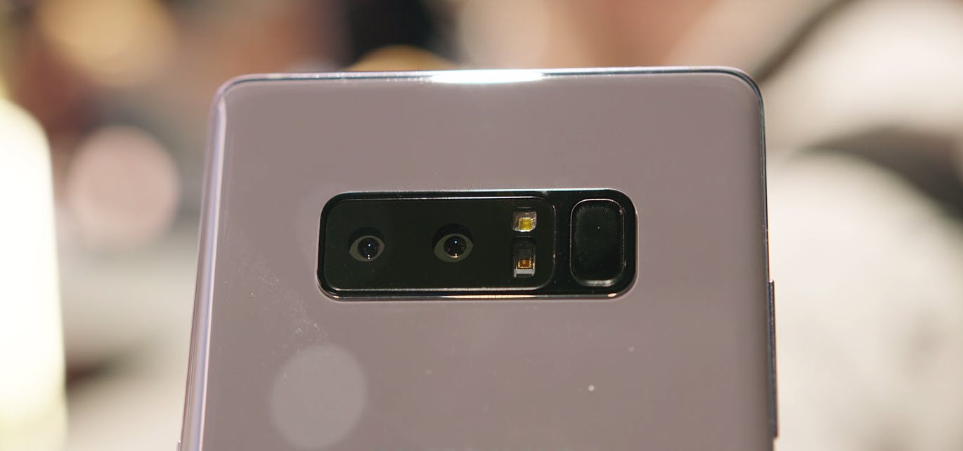 samsung galaxy note 8 cameras and fingerprint sensor