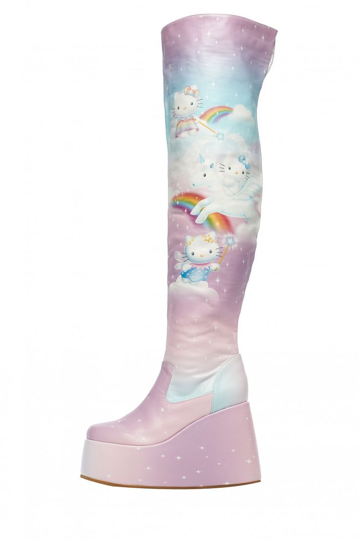 high heels hello kitty