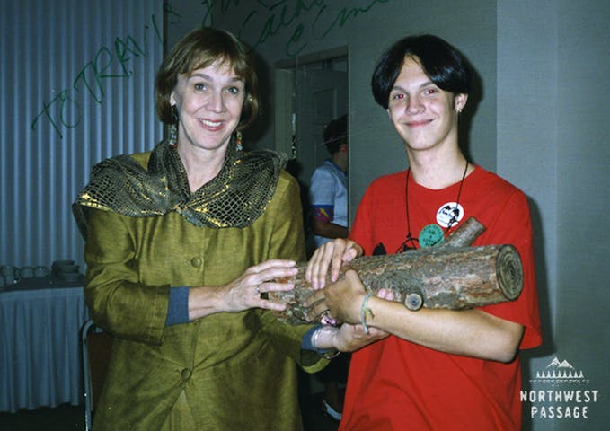 Blue and the Log Lady in 1993 