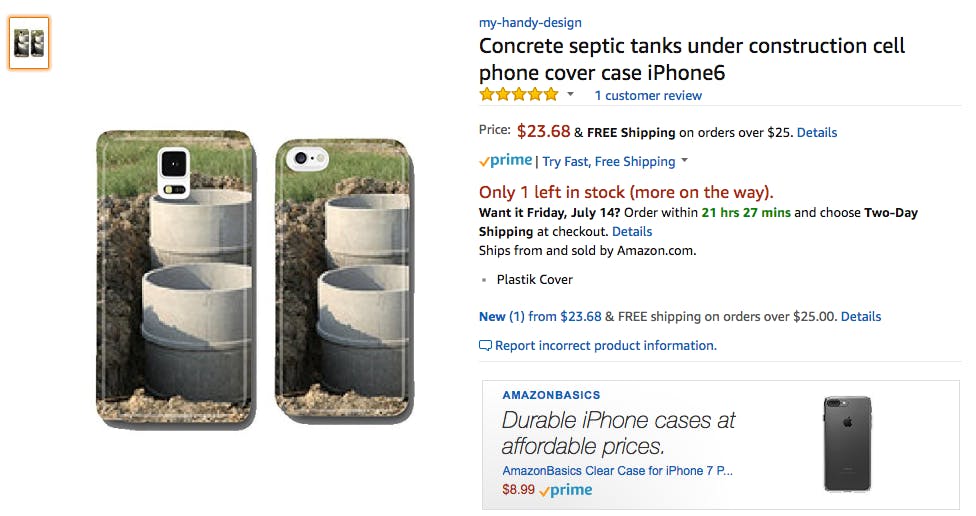 septic tank cell phone case