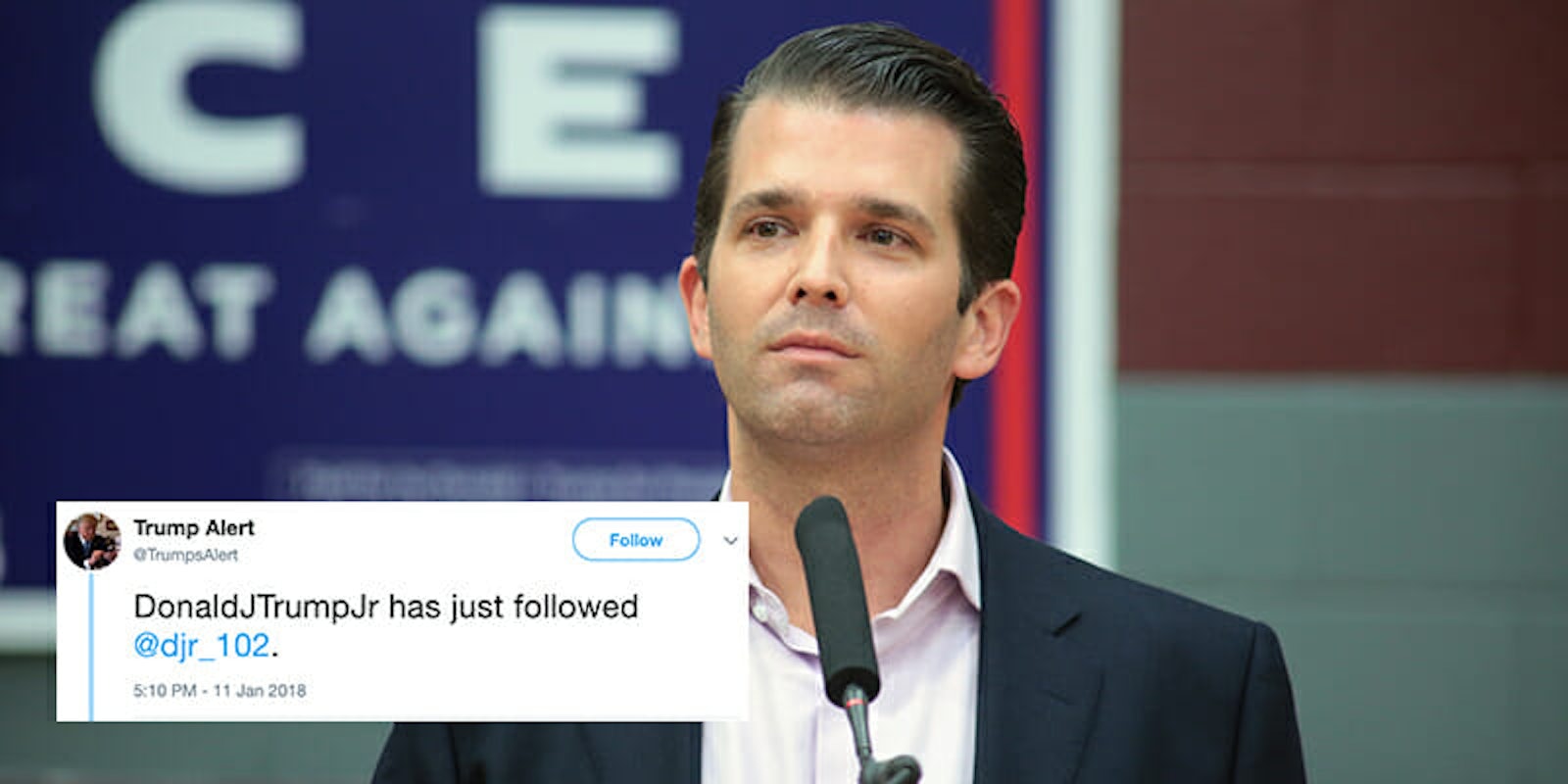 Donald Trump Jr. came under fire Thursday for seemingly having followed a porn Twitter account.