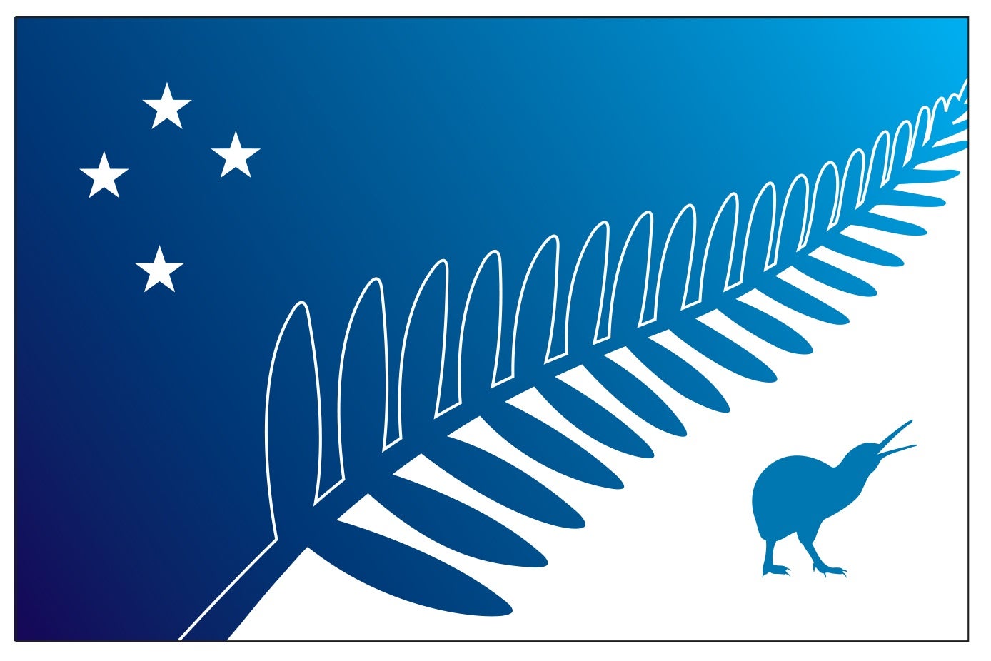New Zealand's new flag may feature a kiwi shooting lasers from its eyes