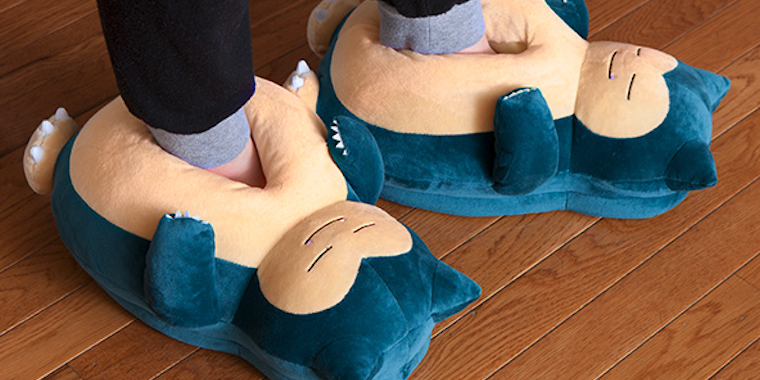 snorlax slippers