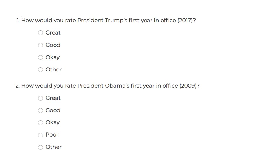 trump survey