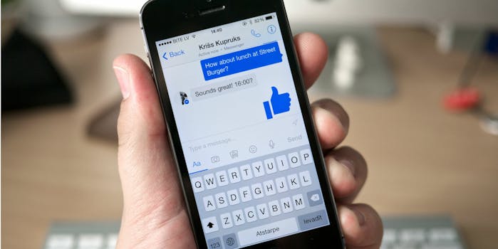facebook messenger bug ios apple iphone