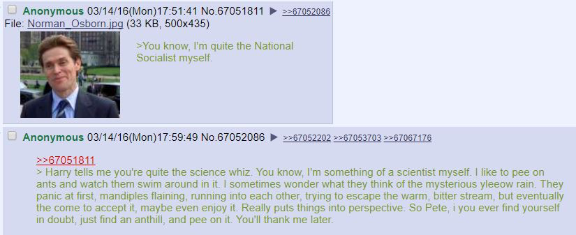 4chan norman osborne anthills joke