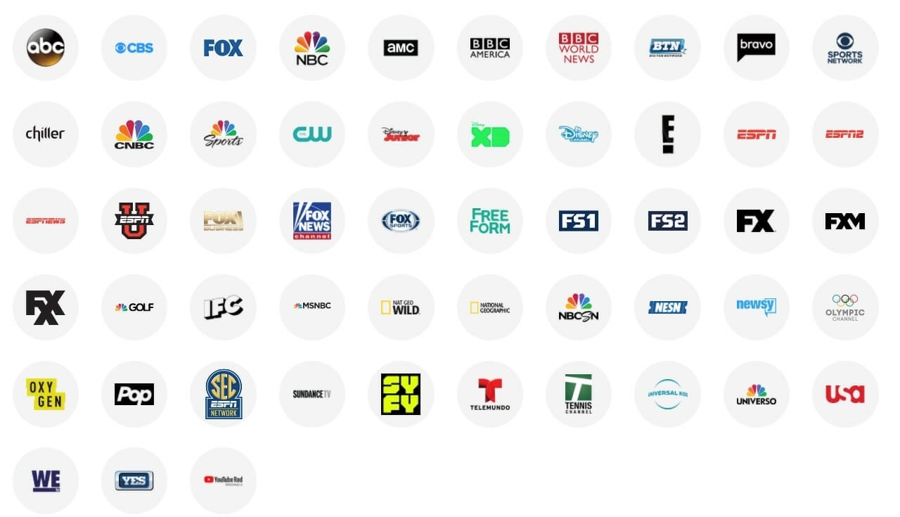 live tv streaming : youtube tv channels