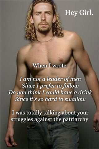 Nickelback Singer Chad Kroeger Latest Target Of Hey Girl Meme