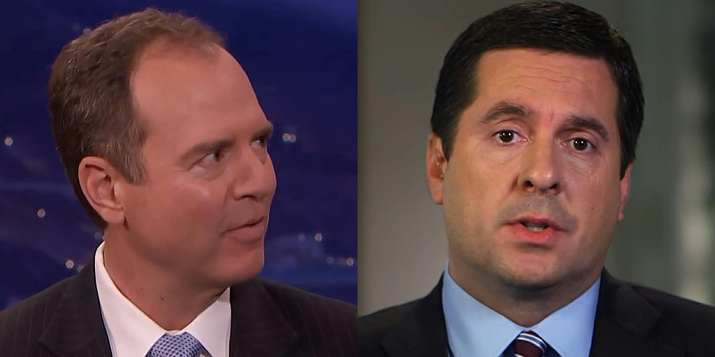 Adam Schiff and Devin Nunes