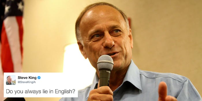 Republican state rep for Iowa Steve King