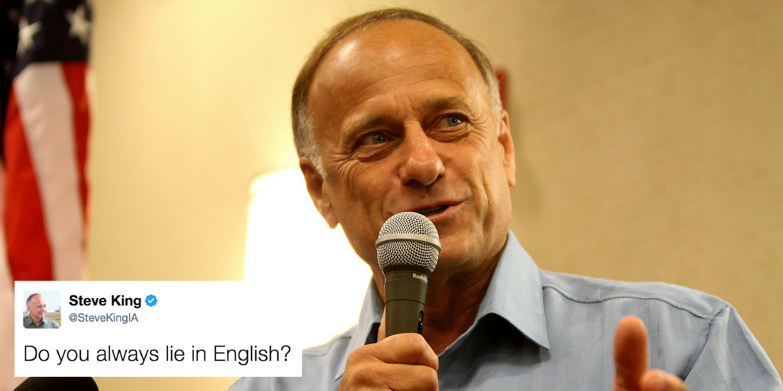 Republican state rep for Iowa Steve King