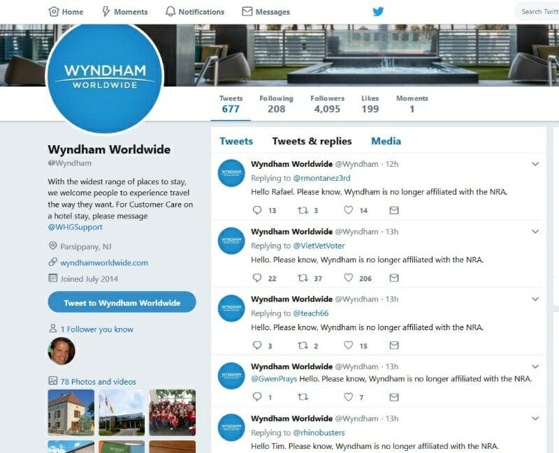 Wyndham hotels NRA