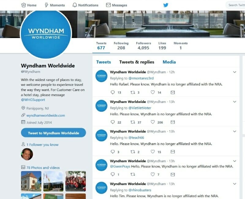 Wyndham hotels NRA