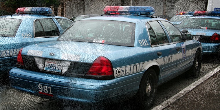 Seattle Police cars
