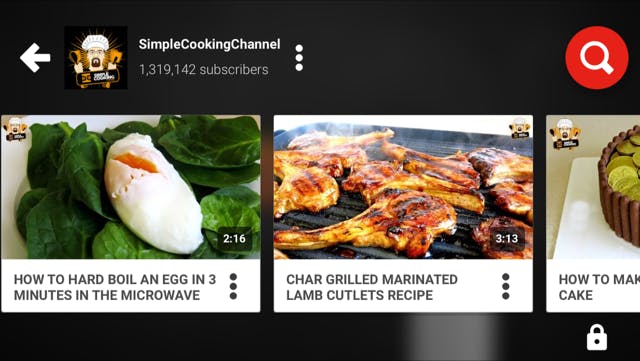 YouTube Kids Simple Cooking