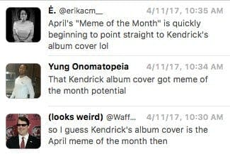 kendrick damn album cover is the meme of the month