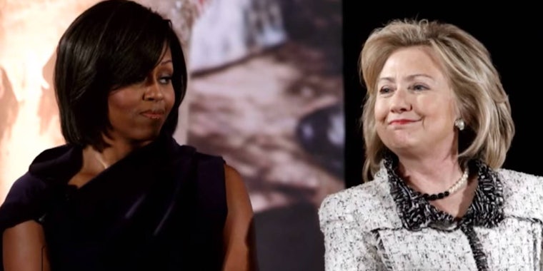 Michelle Obama and Hillary Clinton xhamster