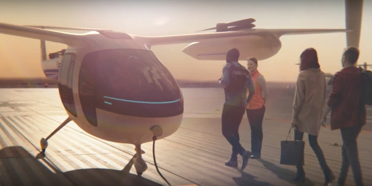 uberair uber elevate flying cars