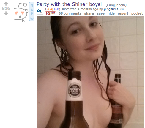 Shower beer nsfw