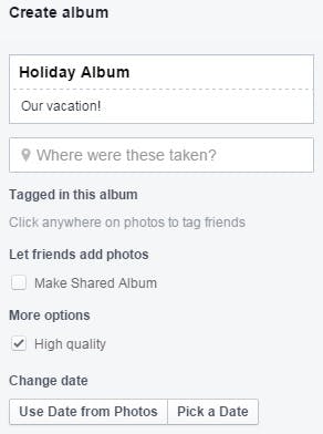 How to post photos on facebook