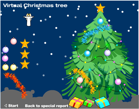 Virtual Fun decorate a virtual christmas tree From the comfort of your own home