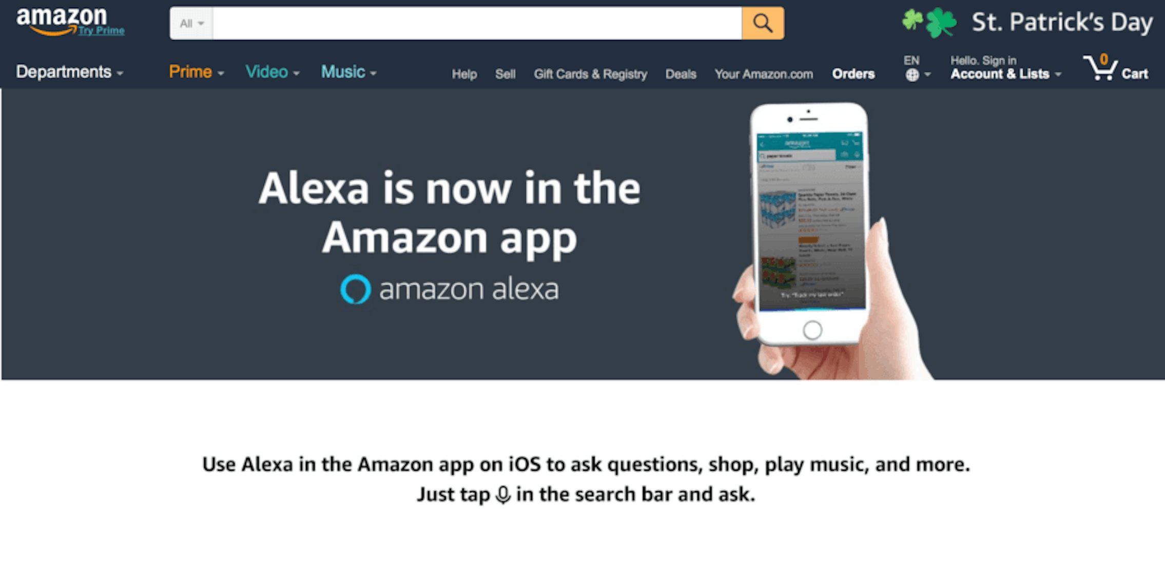 Amazon's Alexa Comes to iPhones with Amazon App Update