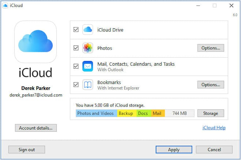 How to set up iCloud on Windows