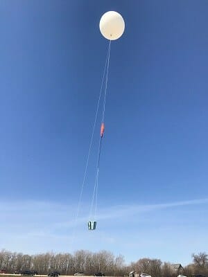 canadian students high altitude balloon images