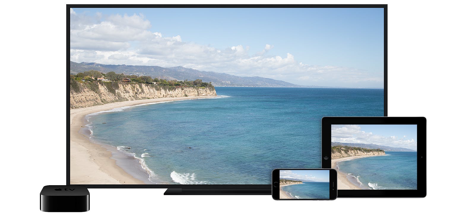 TV and iOS devices using AirPlay