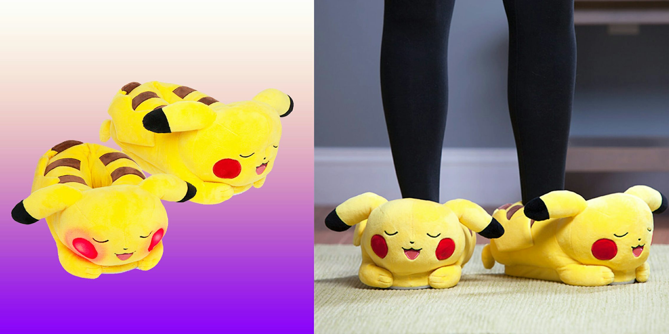 pikachu slippers