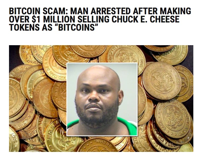 chuck e cheese bitcoin