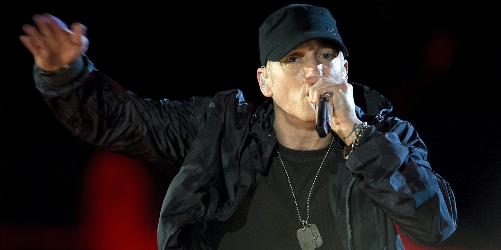 Eminem performs during The Concert for Valor in Washington, D.C. Nov. 11, 2014