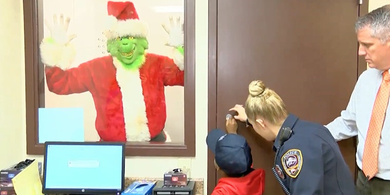 A 5-year-old boy called 911 to report the Grinch stealing Christmas.