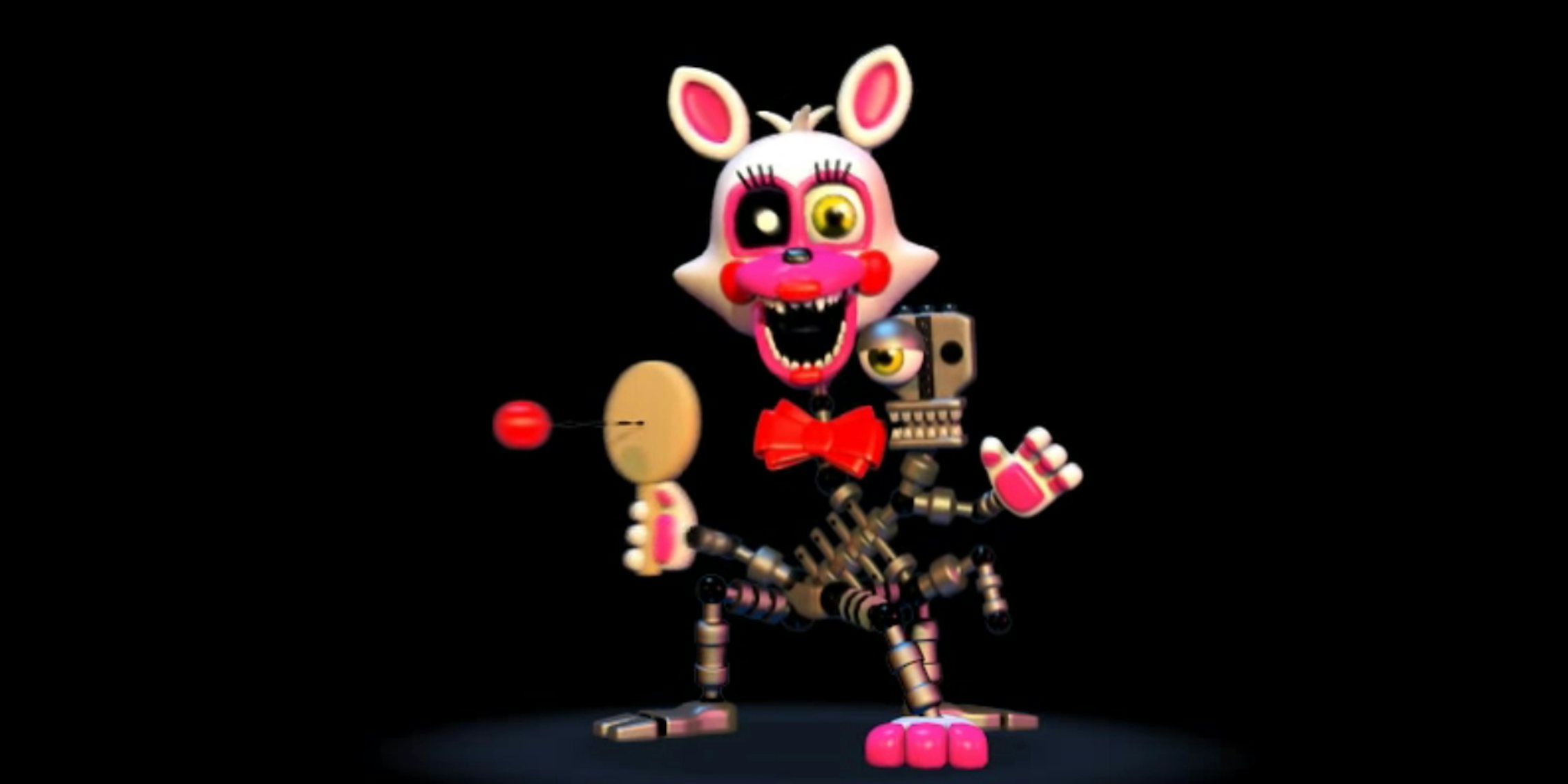 Why is mangle the only moving animatronic (other than W.freddy) in