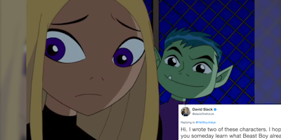 Teen Titans writer David Slack busts a fan theory about Beast Boy being in the friend zone