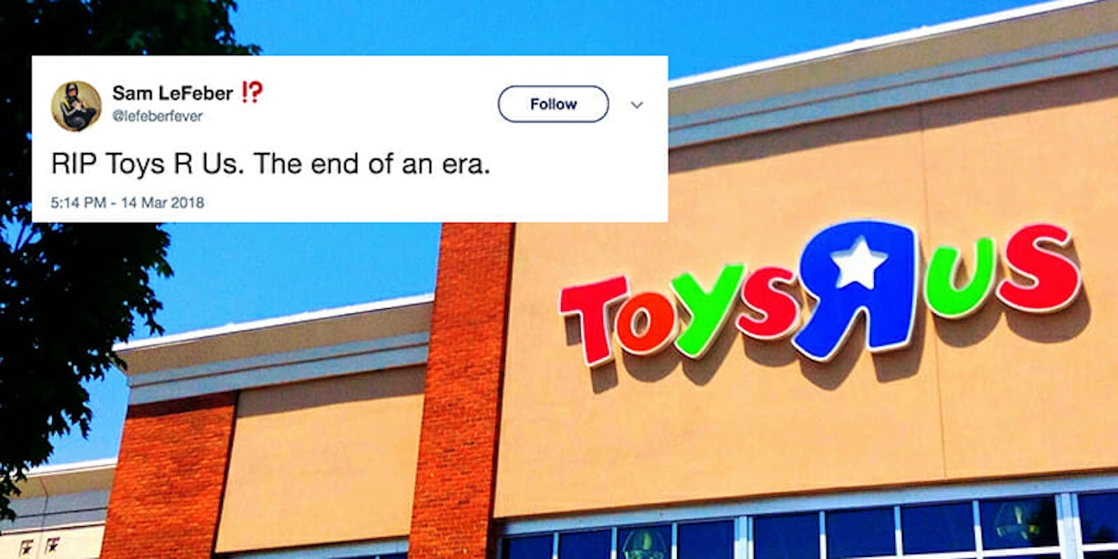 Toys 'R' Us is shutting down all 800 of its U.S. stores.