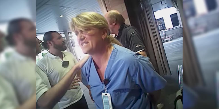 Body camera footage of nurse Alex Wubbels and Detective Jeff Payne