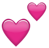 snapchat emojis: two hearts emoji