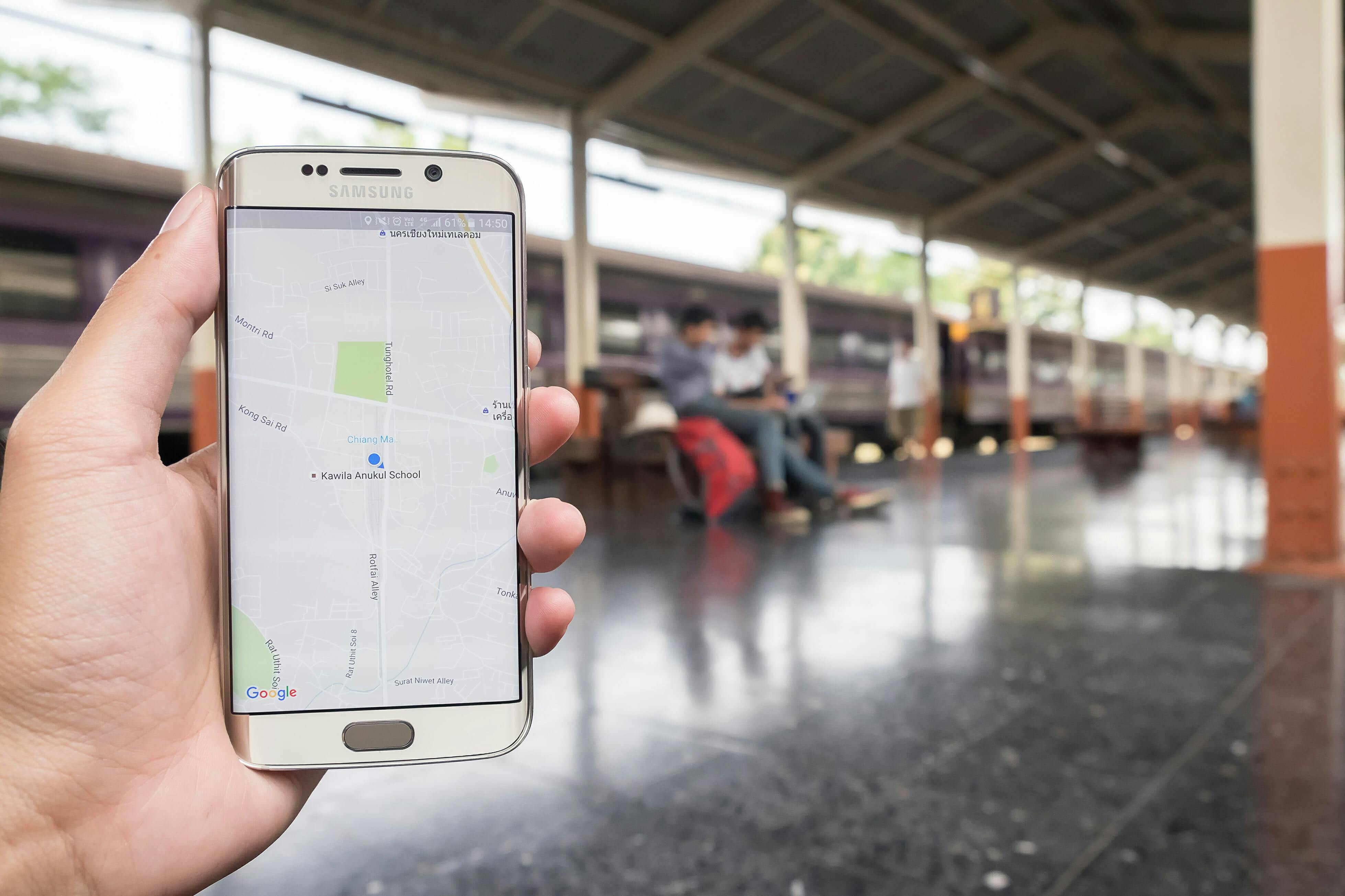 samsung galaxy s6 edge with Google Maps