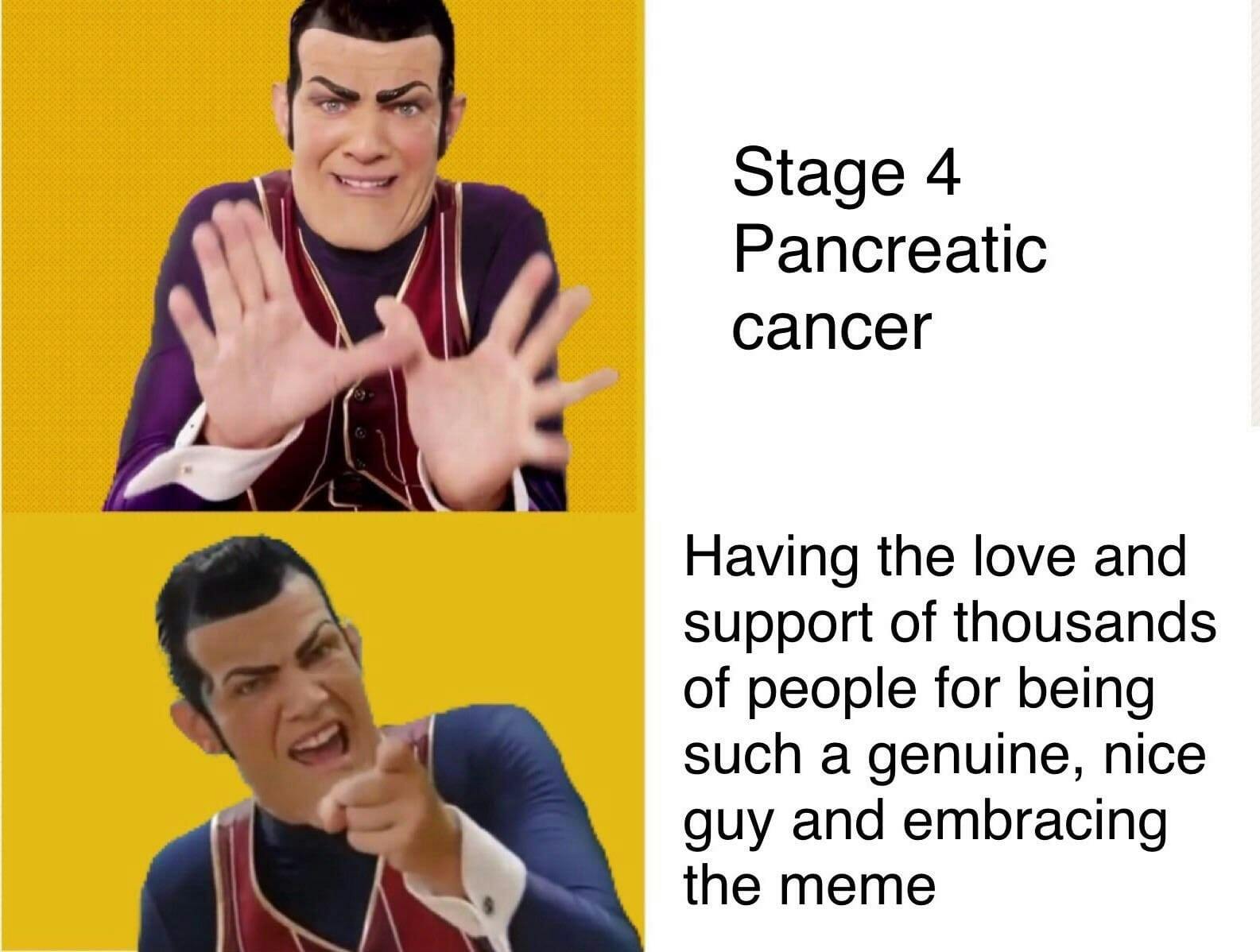 robbie rotten cancer meme