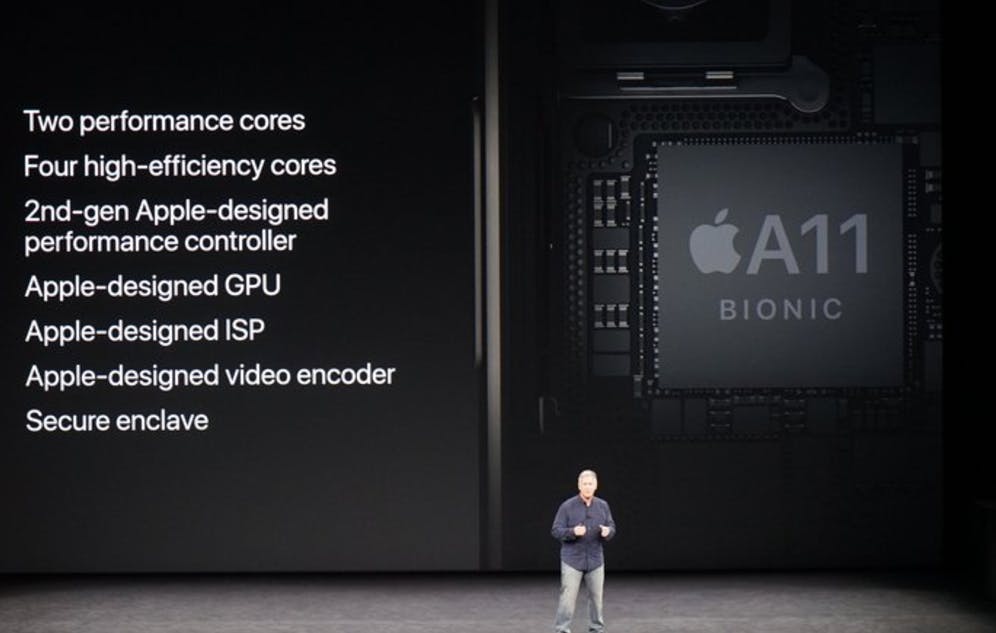 apple a11 soc system of a chip processor unit