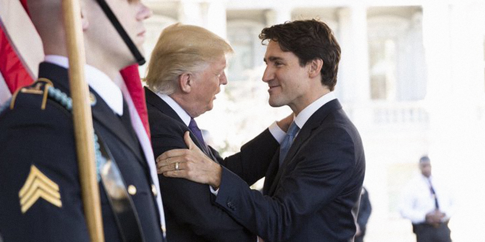 Justin Trudeau's Shade Of Donald Trump's Handshake Is Already Legendary