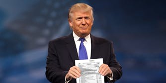 Donald Trump tax return