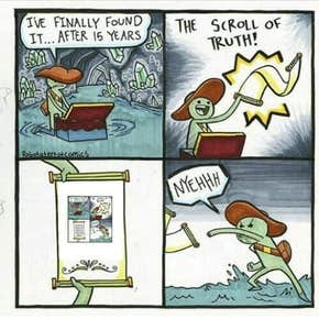 scroll of truth comic inside comic