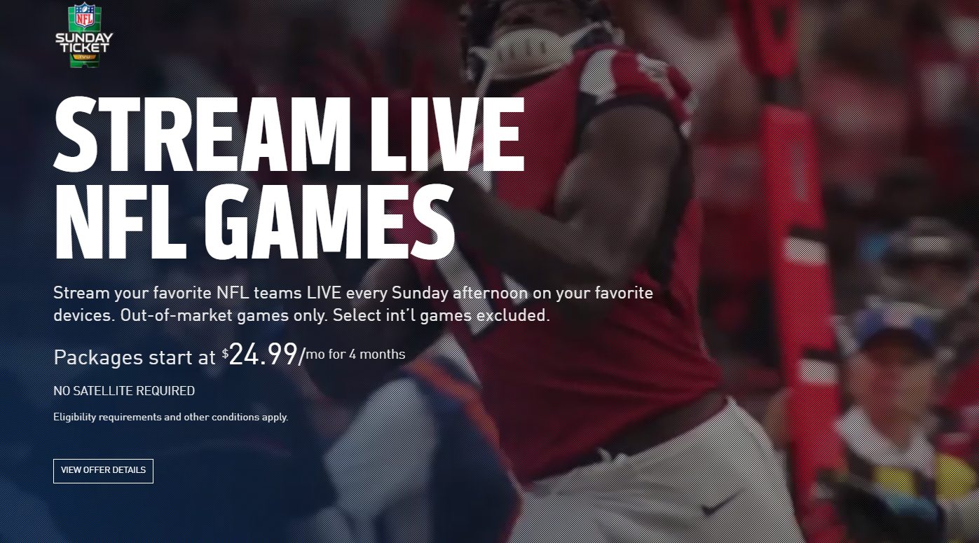 How to Get NFL Sunday Ticket Without DirecTV