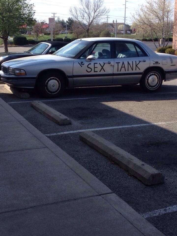 Sex on a tank
