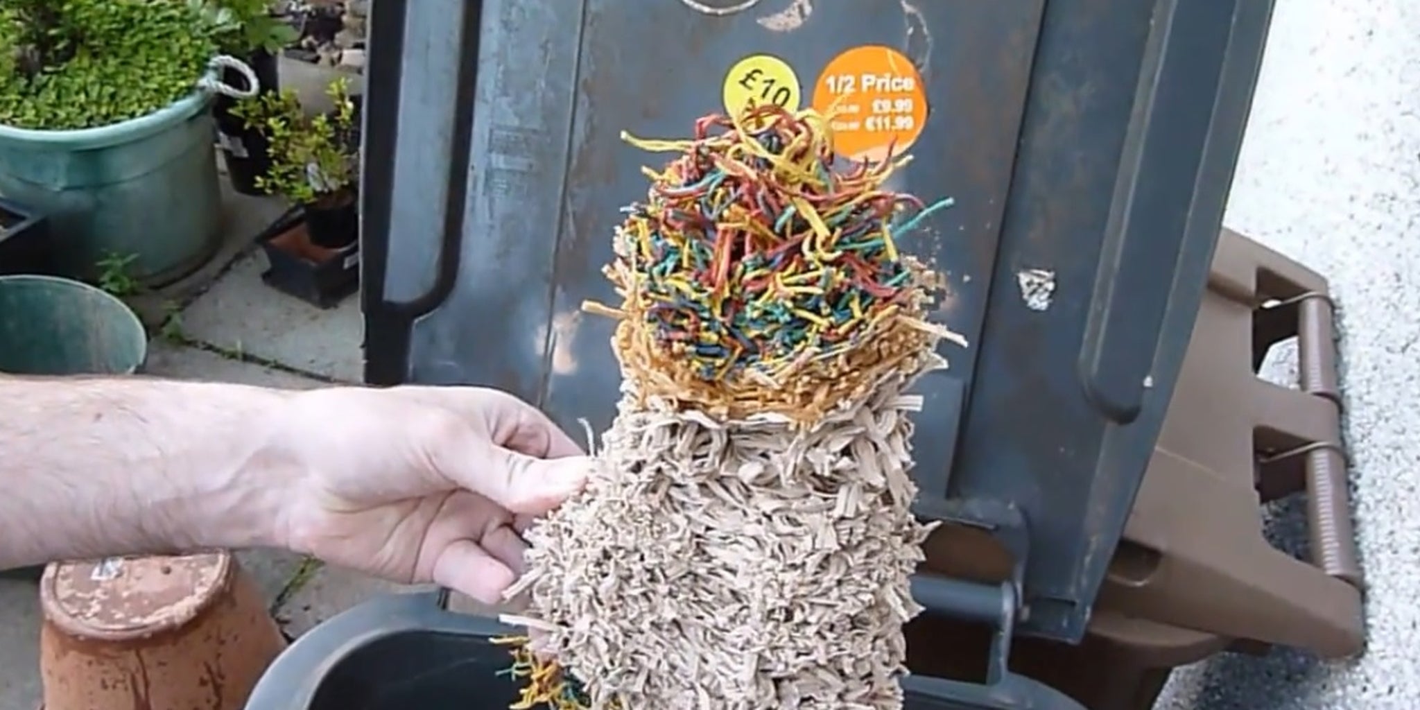 You'll never guess what happens when you cut open a rubber band ball