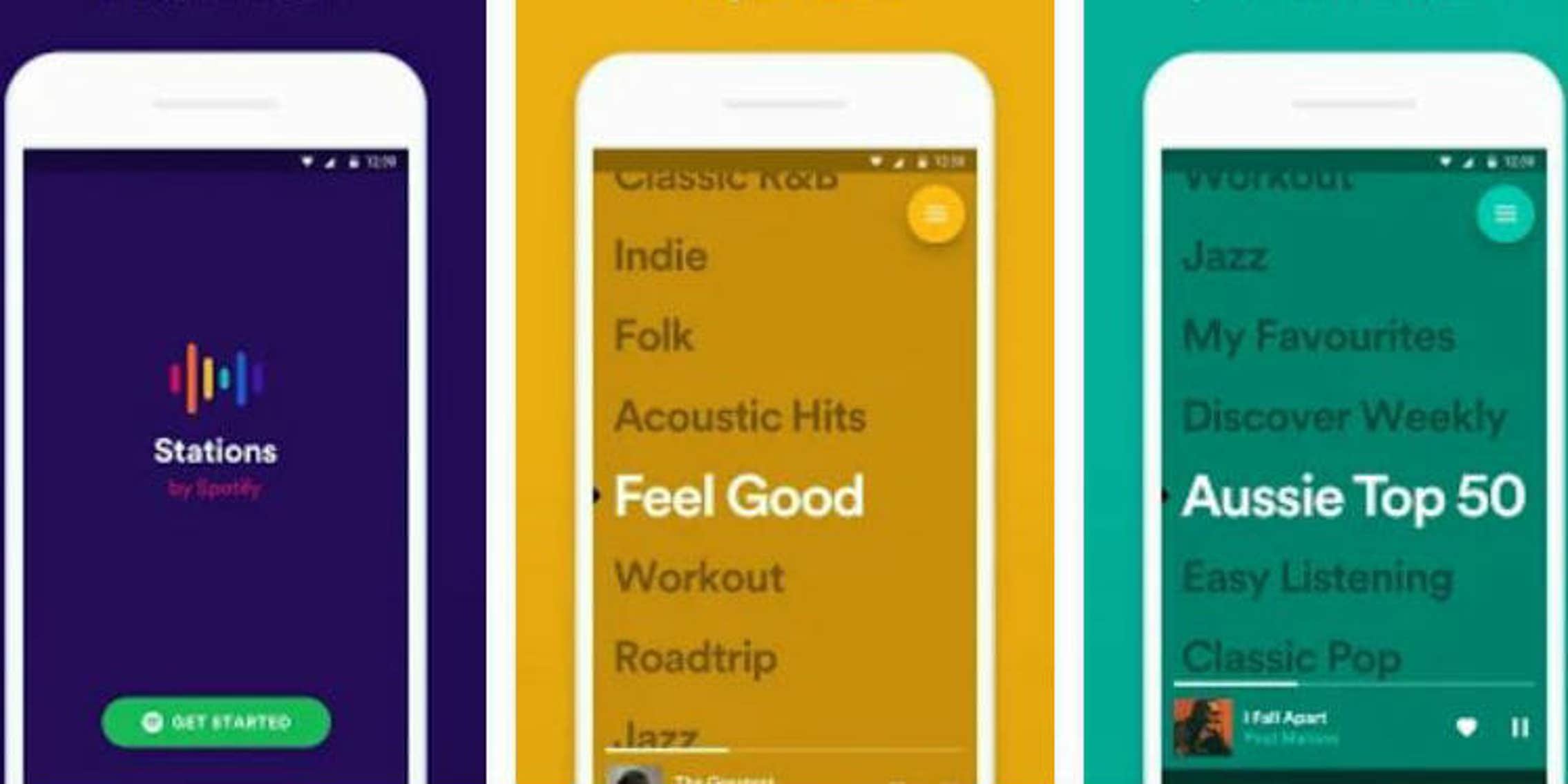 Spotify's Free 'Stations' App is a Simplified Pandora