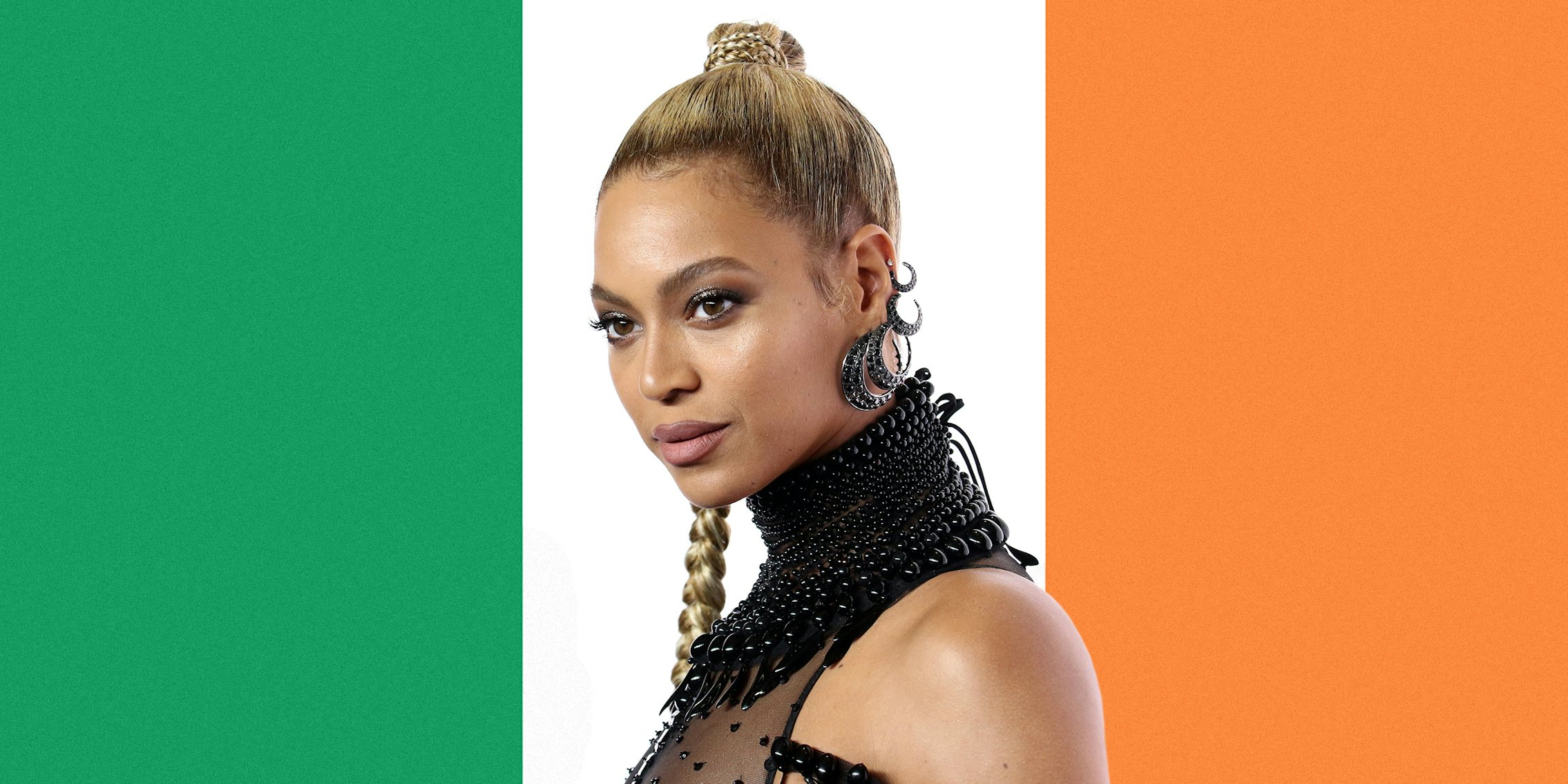 Beyonce and the Irish flag